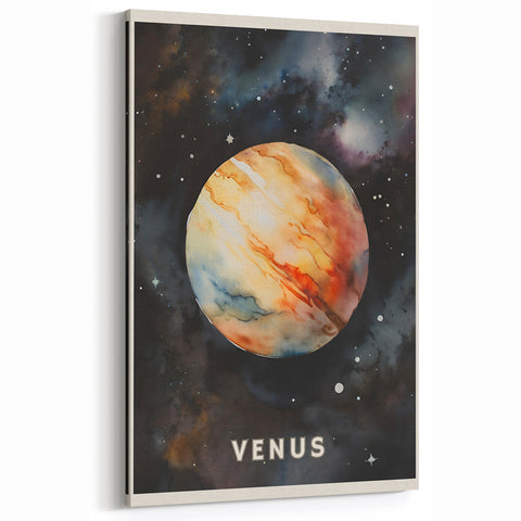 Kids' Room Educational Decor - Venus Planet Space Art Print