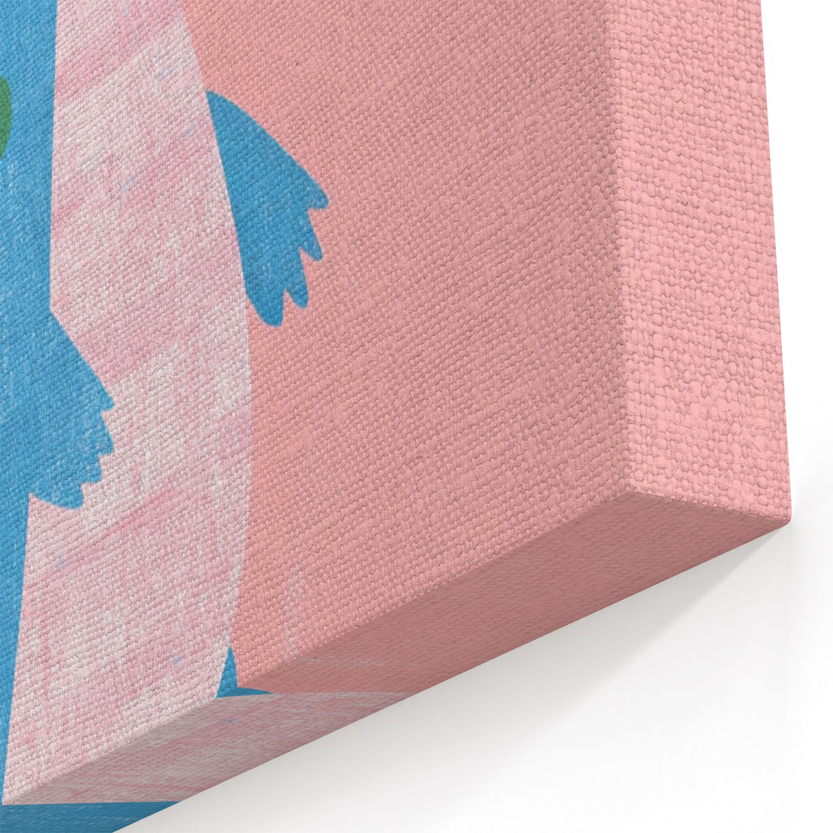 Smiling Blue Dinosaur Wall Art - Girls Room & Nursery Decor