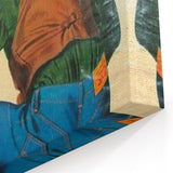 Vintage Levi’s Poster | First in the West Western Art Print