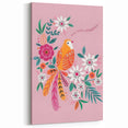 Floral Bird Wall Art - Girls Room & Nursery Nature Decor