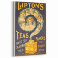 Vintage Lipton's Tea Ad | Classic Retro Tea Advertisement Art