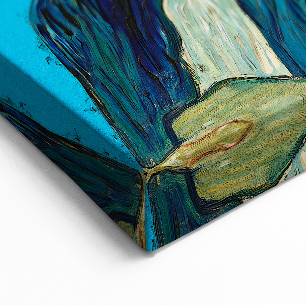 Modern Pop Art Van Gogh Inspired Wall Art - Contemporary Canvas Print