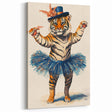 Elegant Ballerina Tiger Wall Art - Girls Room & Nursery Decor