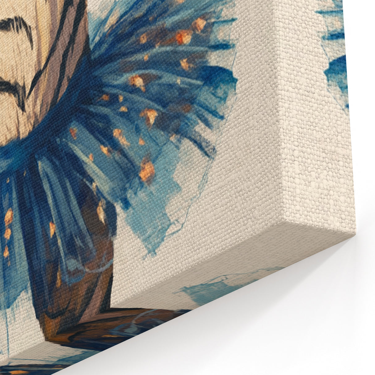 Elegant Ballerina Tiger Wall Art - Girls Room & Nursery Decor