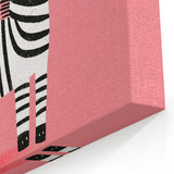 Adorable Zebra Wall Art - Girls Room & Nursery Animal Decor