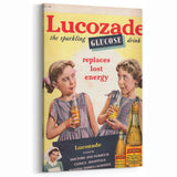 Vintage Lucozade Ad | Sparkling Glucose Drink Energy Boost Art