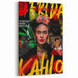 Frida Kahlo Pop Art Wall Art - Vibrant Mexican Modernism Canvas
