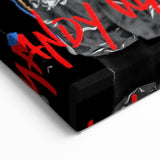 Basquiat & Warhol Pop Art Wall Art - Vibrant Duo Canvas Print