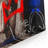 Basquiat Pop Art Wall Art - Bold Graffiti-Inspired Canvas Print