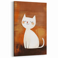 Playroom Wall Art – Cute Cat Illustration for Children's Wall Decor