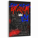 Bold Pop Art Wall Art - Modern Canvas with Red and Blue Accents