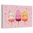 Cute Ice Cream Girls Room Wall Art – Kids Room Art Print