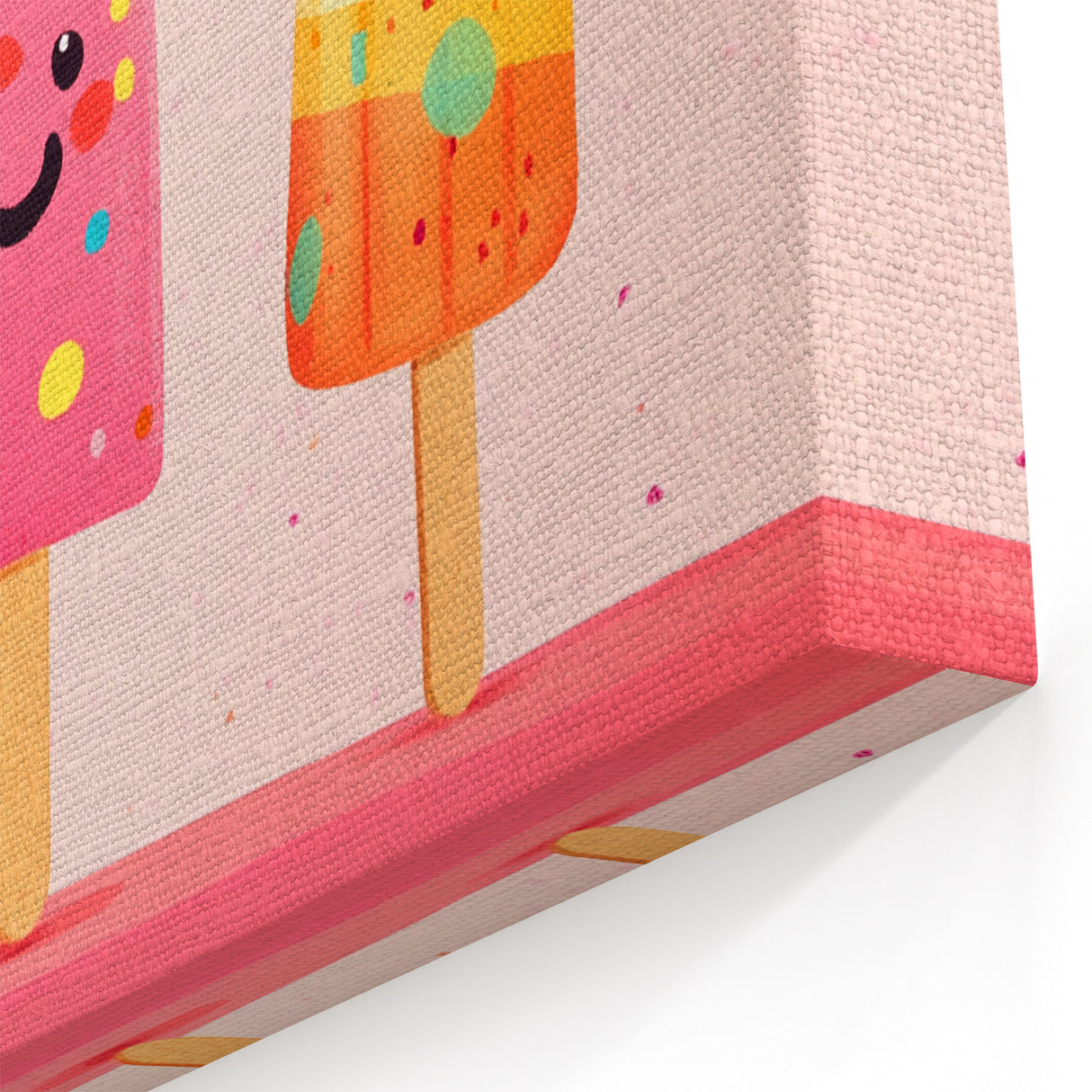 Colorful Ice Cream Girls Room Wall Art – Kids Room Art Print