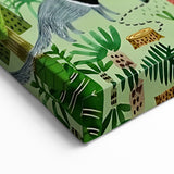 Children’s Wall Decor – Jungle Adventure Illustration for Kids