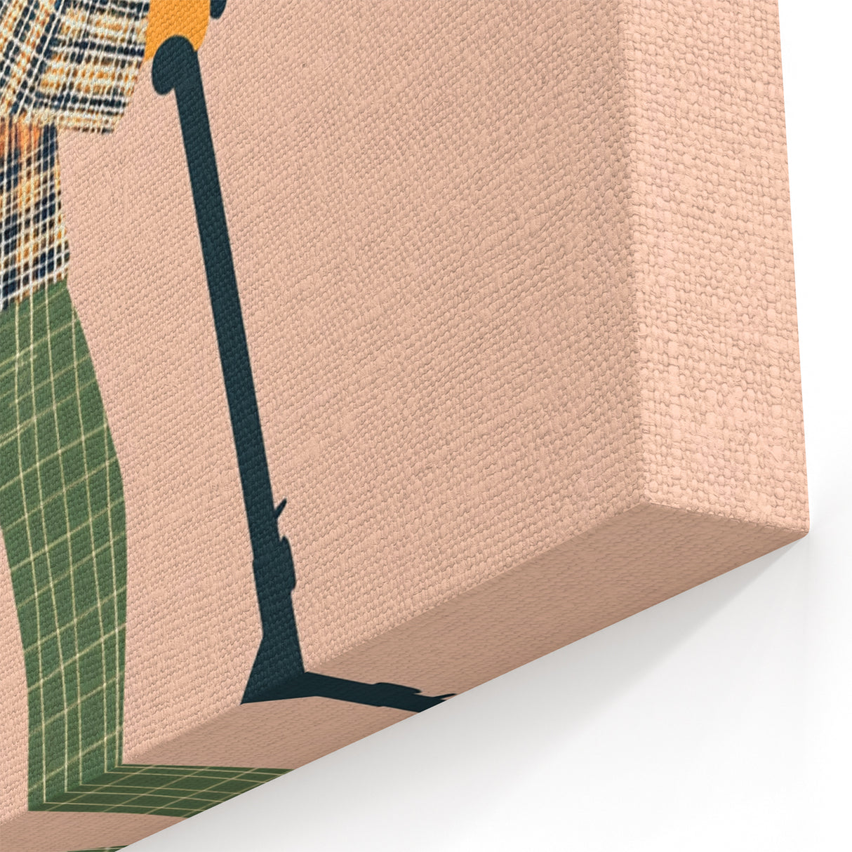 Playroom Wall Art – Trendy Lion on Scooter Illustration Print