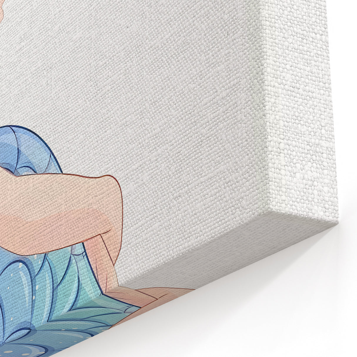 Princess Mermaid Girls Room Wall Art – Kids Room Art Print