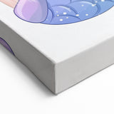 Princess Mermaid Girls Room Wall Art – Kids Room Art Print