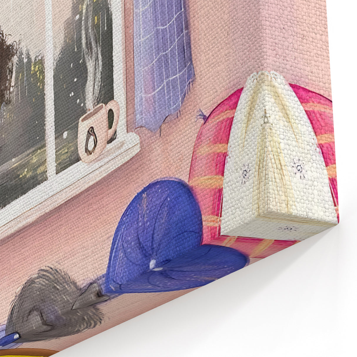 Girls Room Wall Art - Cozy Dreamy Kids Room Print - Nursery Wall Art