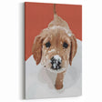 Snow Puppy Nursery Art for Kids - Children's Wall Decor