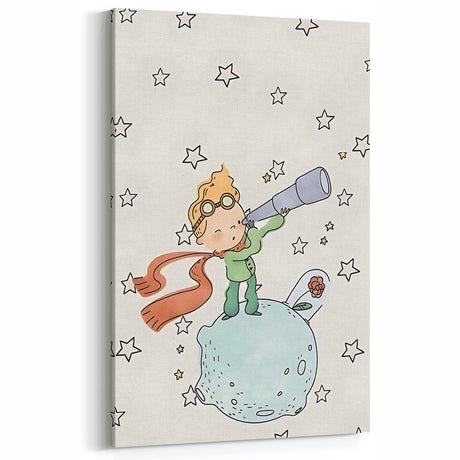 Little Prince-Inspired Girls Room Wall Art - Kids Space Decor