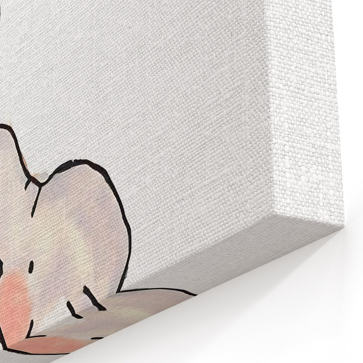 Cute Elephant & Bunny Girls Room Wall Art - Nursery Balloon Decor