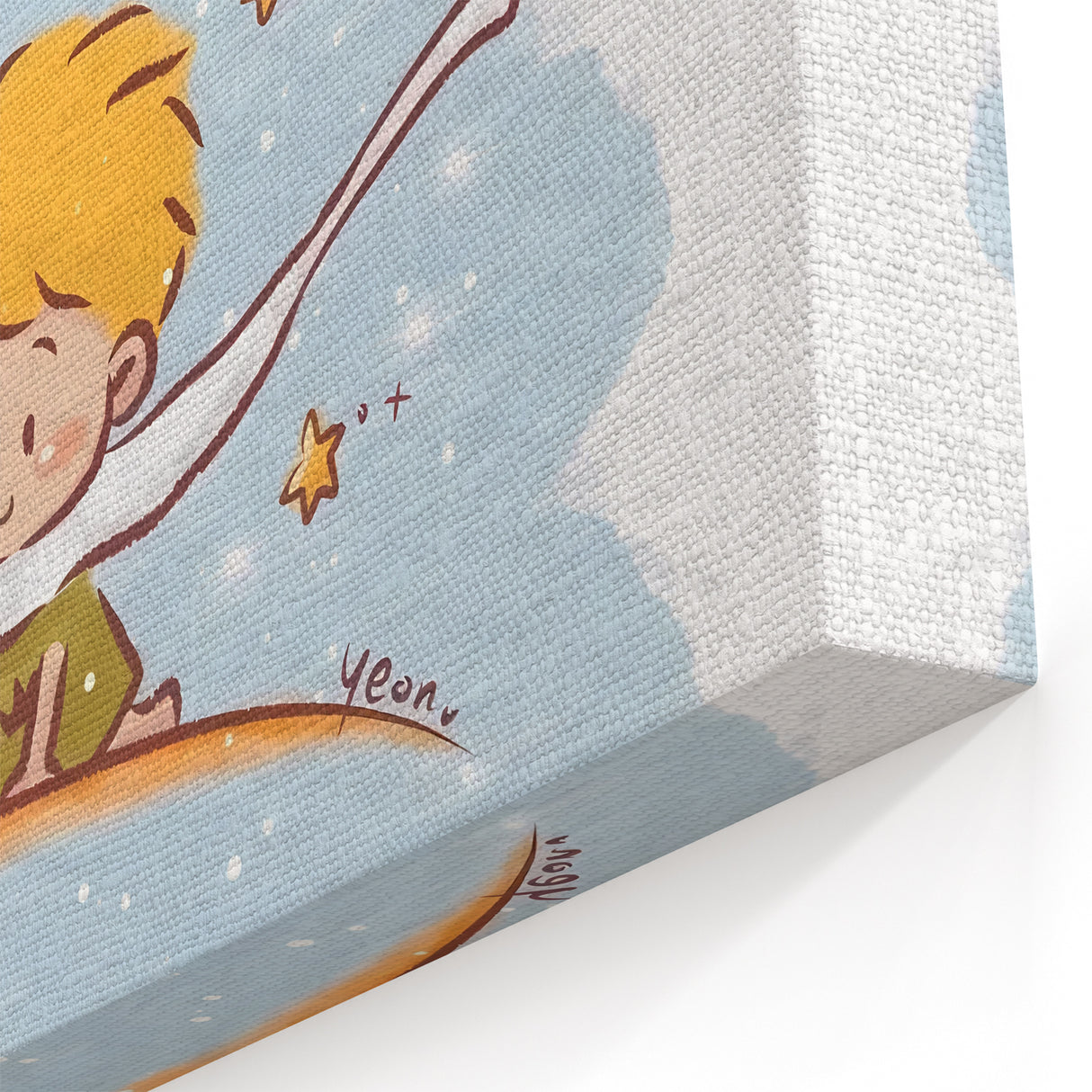 Little Prince & Rose Girls Room Wall Art - Dreamy Kids Decor