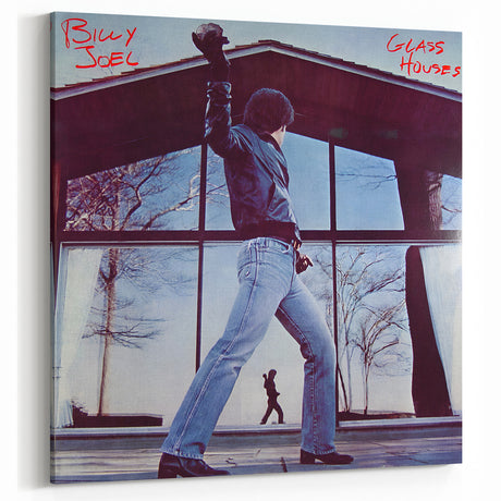 Retro Wall Art – Billy Joel Glass Houses Album Canvas Print