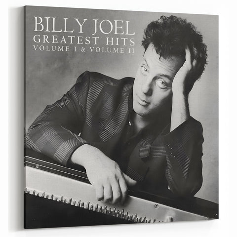 Retro Wall Art – Billy Joel Greatest Hits Album Canvas Print