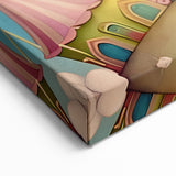 Whimsical Candy Land Girls Room Wall Art - Fantasy Nursery Print