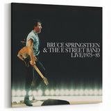 Retro Wall Art – Bruce Springsteen Live 1975-85 Canvas Print