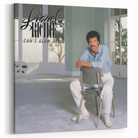 Retro Wall Art – Lionel Richie Can’t Slow Down Canvas Print