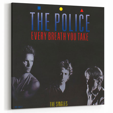 Retro Wall Art – The Police Every Breath You Take Canvas Print