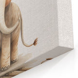 Adorable Baby Elephant Nursery Wall Art - Baby Room Decor Print