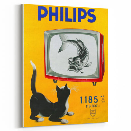 Retro Philips Ad Wall Art - Vintage Prints for Nostalgic Decor