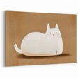Nursery Wall Art – Peaceful Cat Illustration for Kids' Room Decor