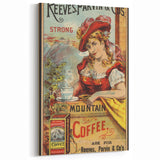 Retro Coffee Ad Wall Art - Vintage Reeves, Parvin & Co Print