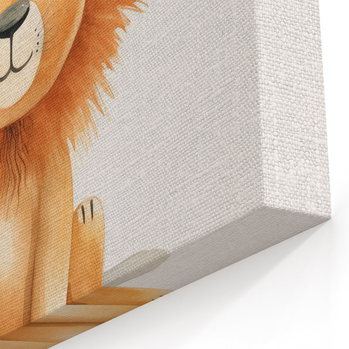 Cute Lion Nursery Wall Art - Baby Room Decor for Kids