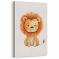 Cute Lion Nursery Wall Art - Baby Room Decor for Kids