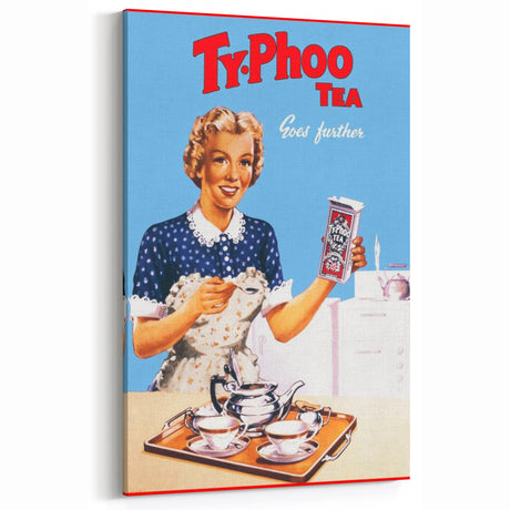 Retro Ty.Phoo Tea Ad Wall Art - Vintage Prints for Nostalgic Decor