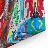 Vibrant Pop Art Wall Art – Colorful Michael Jordan Canvas