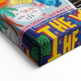 Vibrant Pop Art Wall Art – Colorful Monopoly Canvas