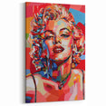 Vibrant Pop Art Wall Art – Colorful Monroe Canvas Print