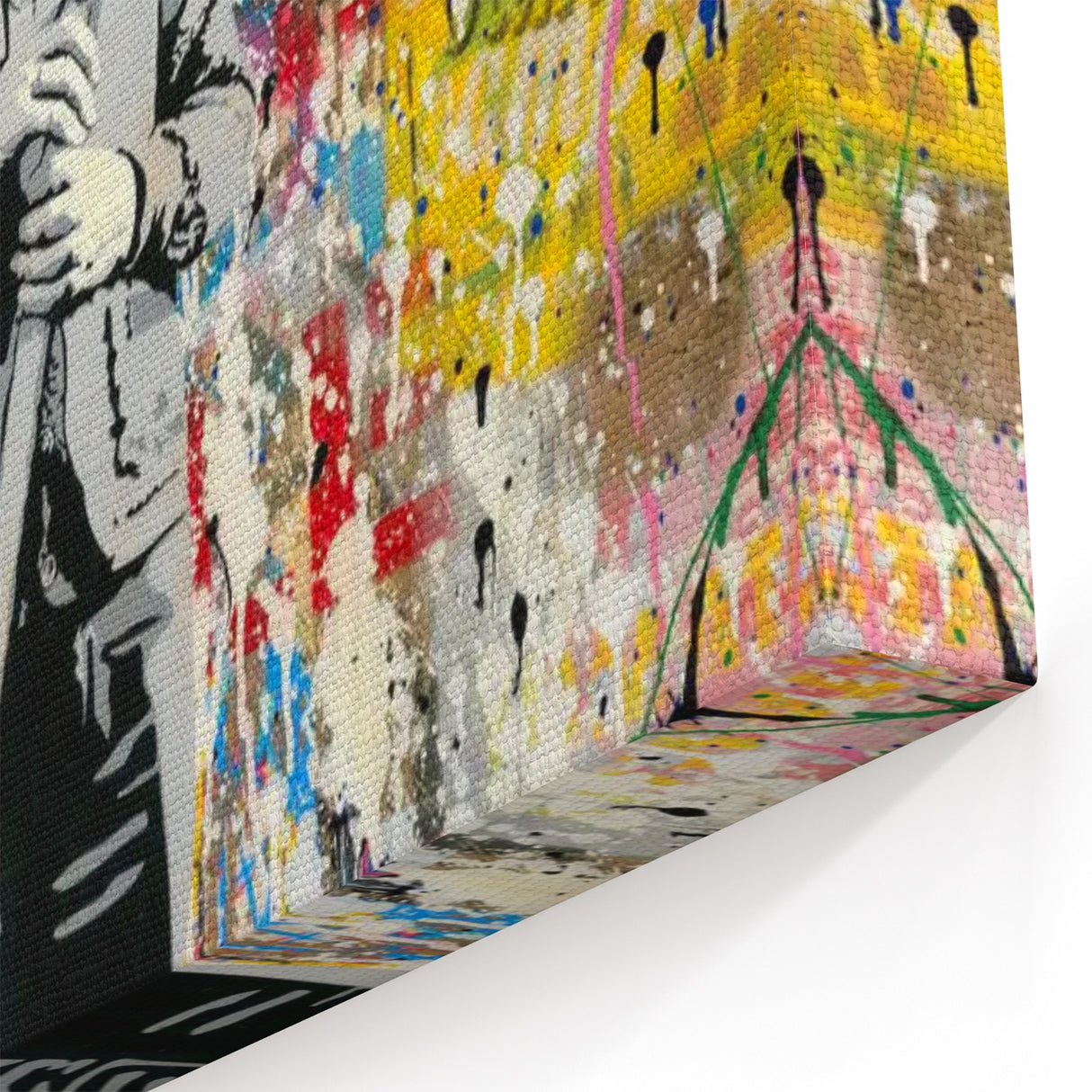 Vibrant Pop Art Wall Art – Colorful Einstein Canvas Print