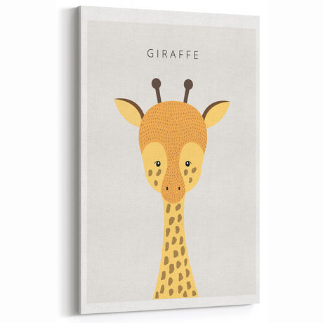 Giraffe Nursery Wall Art - Baby Room Decor for Kids
