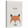 Fox Nursery Canvas Prints - Children's Wall Art for Baby Room