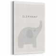 Elephant Nursery Wall Art - Stretched Canvas Baby Room Decor