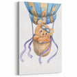 Hot Air Balloon Bear - Nursery Wall Art for Baby Room Decor
