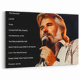 Retro Kenny Rogers Greatest Hits Poster - Vintage Wall Art