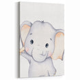 Adorable Elephant Nursery Canvas Prints - Baby Room Decor