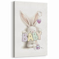 Baby Bunny Nursery Canvas Prints - Custom Baby Room Decor